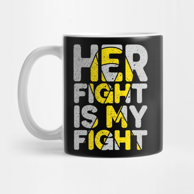 Her Fight is My Fight Bone Cancer Sarcoma Awareness by JazlynShyann